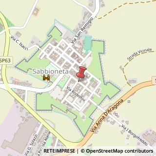 Mappa Via Vespasiano Gonzaga, 42, 46018 Sabbioneta, Mantova (Lombardia)