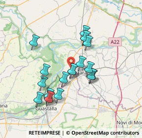 Mappa Str. Nazionale Cisa, 46029 Suzzara MN, Italia (6.38)