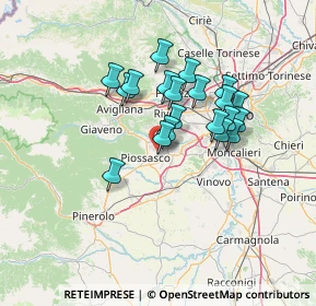 Mappa Via Sacra di San Michele, 10045 Piossasco TO, Italia (11.0475)