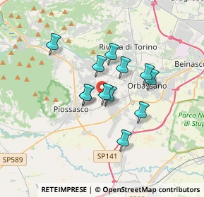 Mappa Via Sacra di San Michele, 10045 Piossasco TO, Italia (2.5325)