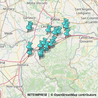 Mappa Via Goffredo Mameli, 27054 Montebello della Battaglia PV, Italia (10.51167)