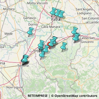 Mappa Via Goffredo Mameli, 27054 Montebello della Battaglia PV, Italia (14.4735)