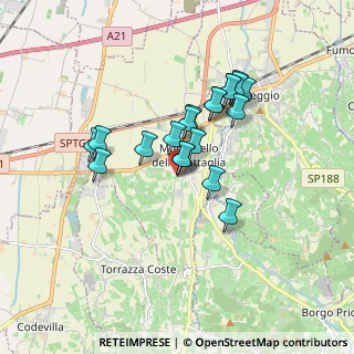 Mappa Via Goffredo Mameli, 27054 Montebello della Battaglia PV, Italia (1.412)
