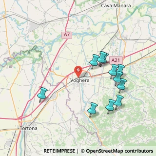 Mappa Via Antonio Cagnoni, 27058 Voghera PV, Italia (8.14727)