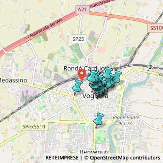 Mappa Via Antonio Cagnoni, 27058 Voghera PV, Italia (0.58526)