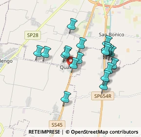 Mappa Via C.A. dalla Chiesa, 29020 Quarto PC, Italia (1.653)