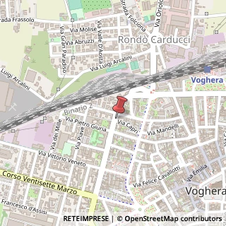 Mappa Via Papa Giovanni XXIII, 24, 27058 Voghera, Pavia (Lombardia)