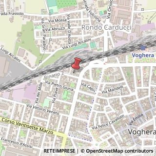 Mappa Via Antonio Cagnoni, 36, 27058 Voghera, Pavia (Lombardia)