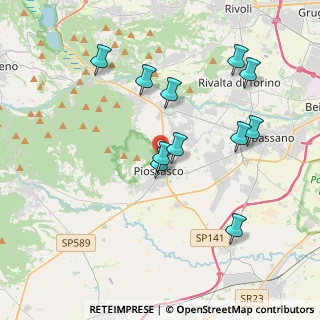 Mappa Via Fontanesi, 10045 Piossasco TO, Italia (3.75818)