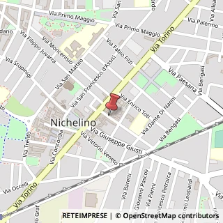 Mappa Via Nazario Sauro, 5, 10042 Nichelino, Torino (Piemonte)