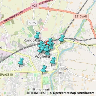 Mappa Via Rino Balladore, 27058 Voghera PV, Italia (0.59333)