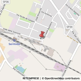 Mappa Via della Stazione, 1, 46028 Sermide, Mantova (Lombardia)