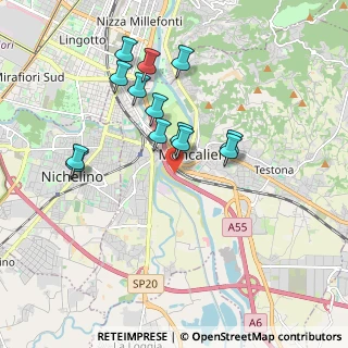 Mappa Strada Brandina, 10024 Moncalieri TO, Italia (1.72769)