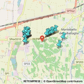 Mappa Sp Voghera, 27054 Montebello della Battaglia PV, Italia (0.81429)