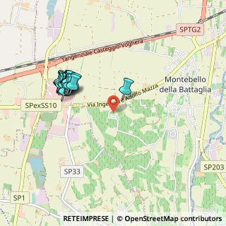 Mappa Sp Voghera, 27054 Montebello della Battaglia PV, Italia (0.986)