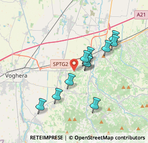 Mappa Sp Voghera, 27054 Montebello della Battaglia PV, Italia (3.13364)