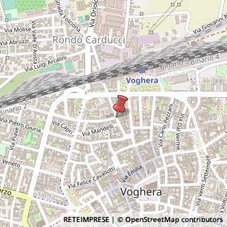 Mappa Via cagnoni antonio 19, 27058 Voghera, Pavia (Lombardia)