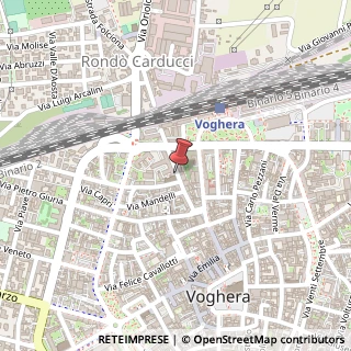 Mappa Via Giovanni Plana, 64, 27058 Voghera, Pavia (Lombardia)