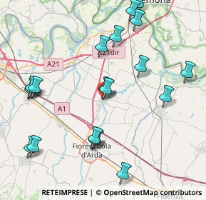 Mappa Via Zanebaldo Gocciadoro, 29016 Cortemaggiore PC, Italia (9.4945)