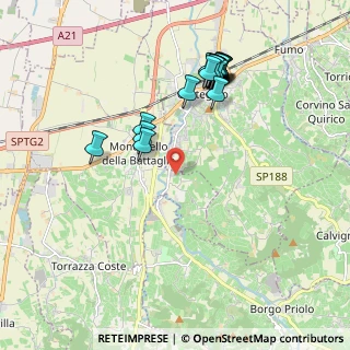Mappa Via Magenta, 27054 Montebello della Battaglia PV, Italia (2.0405)