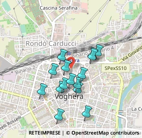 Mappa Via Giovanni Scarabelli, 27058 Voghera PV, Italia (0.376)