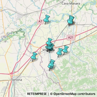 Mappa Via Teresio Scovenna, 27058 Voghera PV, Italia (5.78786)