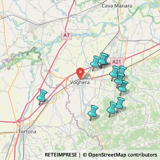 Mappa Via Giovanni Scarabelli, 27058 Voghera PV, Italia (7.88727)