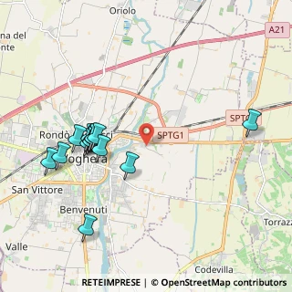 Mappa Strada Pragassa, 27058 Voghera PV, Italia (2.08067)