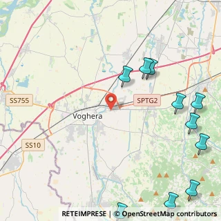 Mappa Strada Pragassa, 27058 Voghera PV, Italia (6.55818)