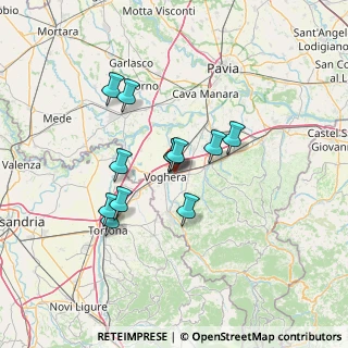Mappa Strada Pragassa, 27058 Voghera PV, Italia (10.83167)