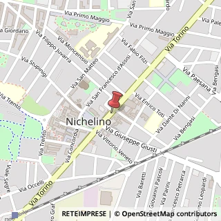 Mappa Via Torino, 135, 10042 Nichelino, Torino (Piemonte)