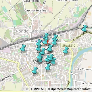 Mappa Via Giacomo Matteotti, 27058 Voghera PV, Italia (0.3735)