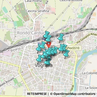 Mappa Via Giacomo Matteotti, 27058 Voghera PV, Italia (0.2725)