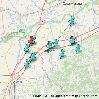 Mappa Via Giacomo Matteotti, 27058 Voghera PV, Italia (7.05385)