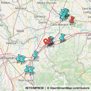 Mappa Via Bellaria, 27058 Voghera PV, Italia (17.73667)