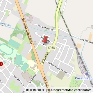 Mappa Via Costa, 14, 26041 Casalmaggiore, Cremona (Lombardia)