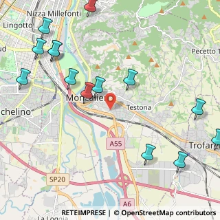 Mappa Via Bruno Buozzi, 10121 Moncalieri TO, Italia (2.80929)