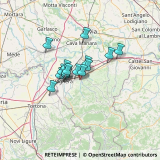 Mappa Via Giuseppe Mazzini, 27054 Montebello della Battaglia PV, Italia (9.05813)