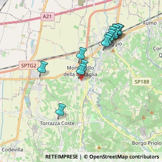 Mappa Via Giuseppe Mazzini, 27054 Montebello della Battaglia PV, Italia (2.06143)