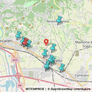 Mappa Strada Roccacatene, 10028 Trofarello TO, Italia (2.04308)