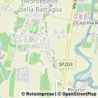 Map Montebello della Battaglia