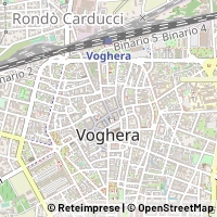 Karte Voghera