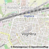 Kaart Voghera