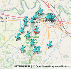 Mappa Via Michelangelo Baderna, 29020 Gossolengo PC, Italia (7.182)