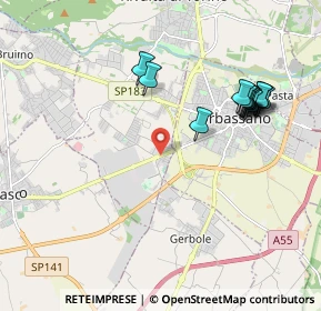 Mappa Via Alba, 10040 Rivalta di Torino TO, Italia (2.06786)