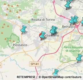 Mappa Via Alba, 10040 Rivalta di Torino TO, Italia (6.377)