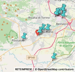 Mappa Via Alba, 10040 Rivalta di Torino TO, Italia (4.56364)