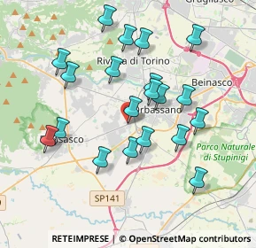 Mappa Via Alba, 10040 Rivalta di Torino TO, Italia (3.628)