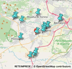 Mappa Via Alba, 10040 Rivalta di Torino TO, Italia (3.77188)