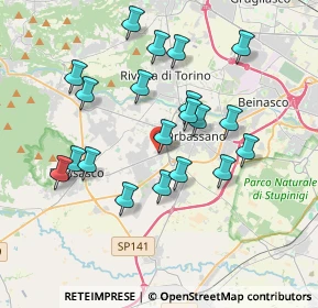 Mappa Via Alba, 10040 Rivalta di Torino TO, Italia (3.5325)